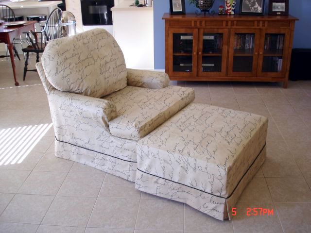 Slipcovers Elainahill Com Custom Window Treatments St Johns 2 Cushion Chair And Ottoman Slipcover