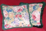 Pillows with trim