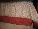 Duvet Cover with Box Pleat Skirt