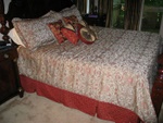 Bedspread, Skirt, Duvet, Shams & Throw Pillows