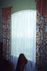 Rod pocket panel with triangle valance