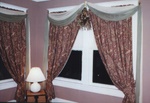 Rod pocket thermal panels with scarf