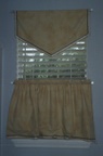 Triangle valanve with cafe curtain