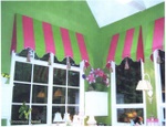 Awnings, custom window treatments and drapery